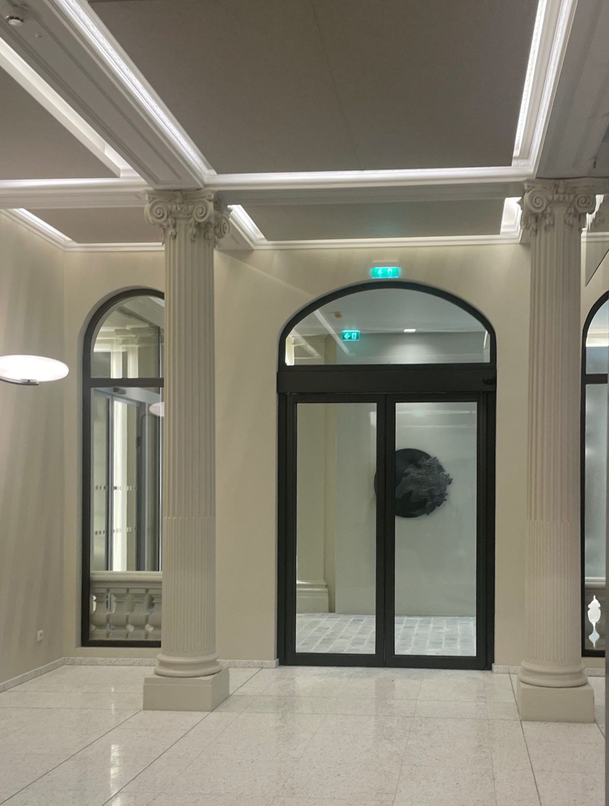 porte va et vient coupe feu motorisée