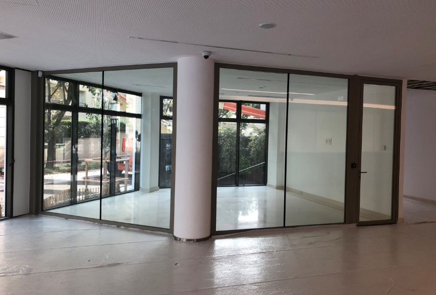 portes et cloisons vitrées sur le chantier Issy coeur de ville