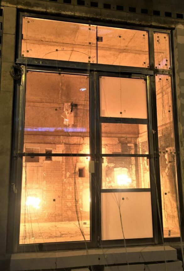 porte va et vient vitrée coupe feu 1h